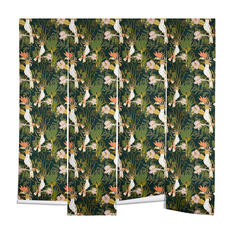 Marta Barragan Camarasa Drawing of exotic birds in the Wall Mural