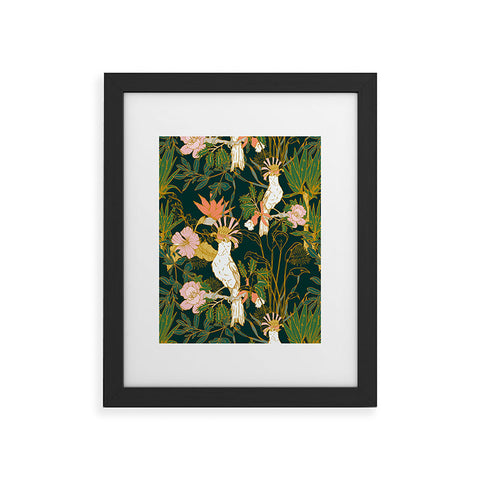 Marta Barragan Camarasa Drawing of exotic birds in the Framed Art Print
