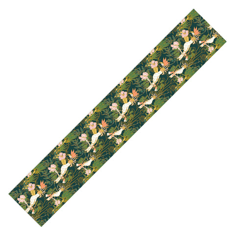 Marta Barragan Camarasa Drawing of exotic birds in the Table Runner