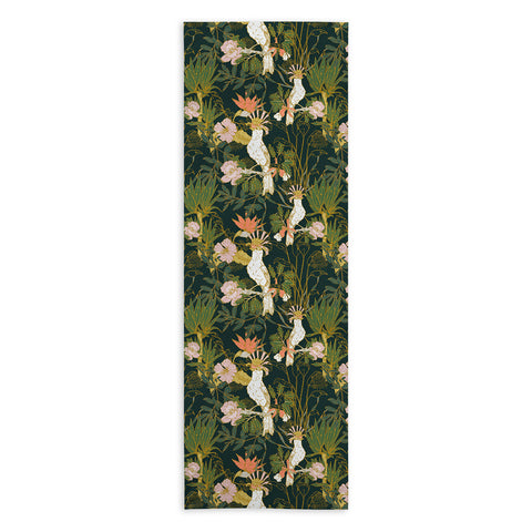 Marta Barragan Camarasa Drawing of exotic birds in the Yoga Towel