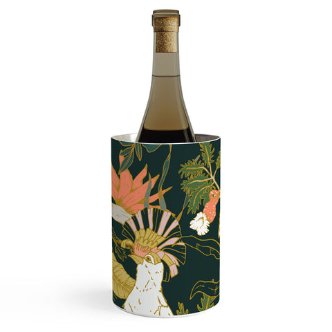 Marta Barragan Camarasa Drawing of exotic birds in the Wine Chiller