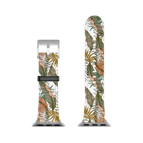 Marta Barragan Camarasa Drawing of wild tropical jungle I Apple Watch Band