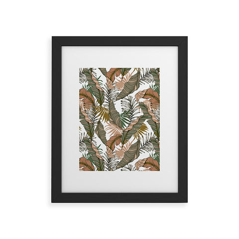 Marta Barragan Camarasa Drawing of wild tropical jungle I Framed Art Print