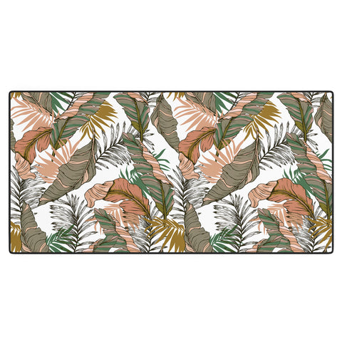 Marta Barragan Camarasa Drawing of wild tropical jungle I Desk Mat