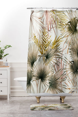 Marta Barragan Camarasa Dream jungle paradise 22 Shower Curtain And Mat