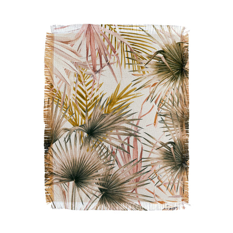 Marta Barragan Camarasa Dream jungle paradise 22 Throw Blanket