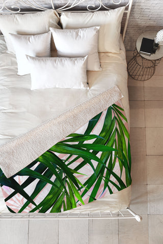 Marta Barragan Camarasa Dream paradise Fleece Throw Blanket