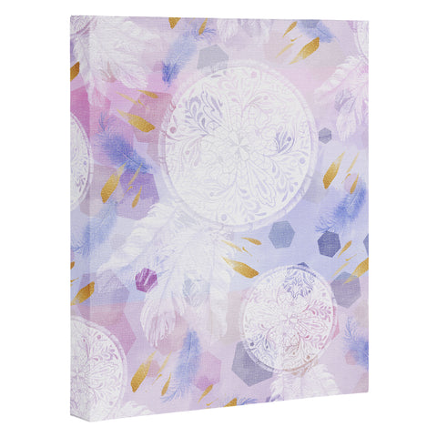 Marta Barragan Camarasa Dreamcatcher with geometric Art Canvas