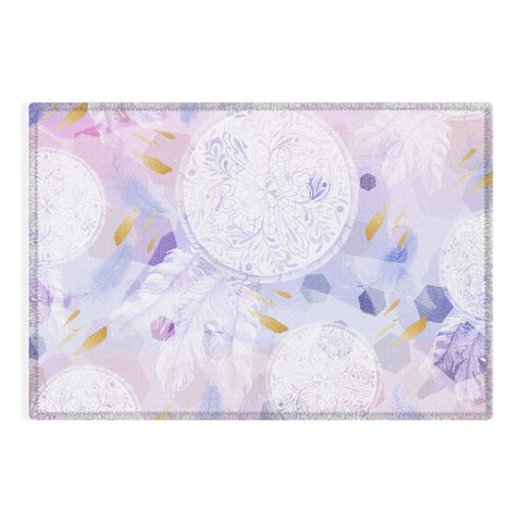 Marta Barragan Camarasa Dreamcatcher with geometric Outdoor Rug