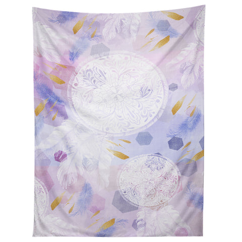 Marta Barragan Camarasa Dreamcatcher with geometric Tapestry