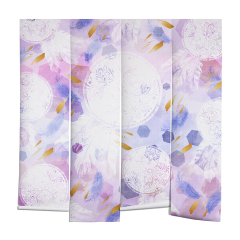 Marta Barragan Camarasa Dreamcatcher with geometric Wall Mural