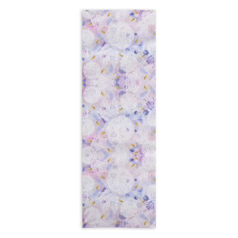 Marta Barragan Camarasa Dreamcatcher with geometric Yoga Towel