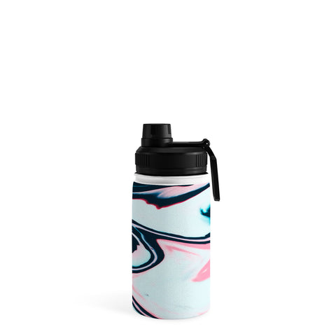 Marta Barragan Camarasa Effect marble glitch Water Bottle