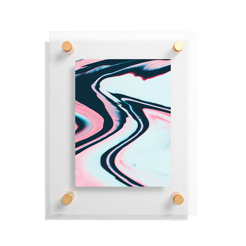 Marta Barragan Camarasa Effect marble glitch Floating Acrylic Print