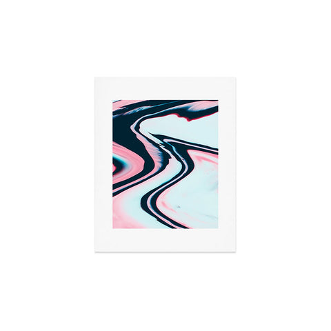 Marta Barragan Camarasa Effect marble glitch Art Print