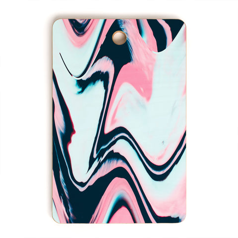 Marta Barragan Camarasa Effect marble glitch Cutting Board Rectangle