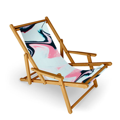 Marta Barragan Camarasa Effect marble glitch Sling Chair