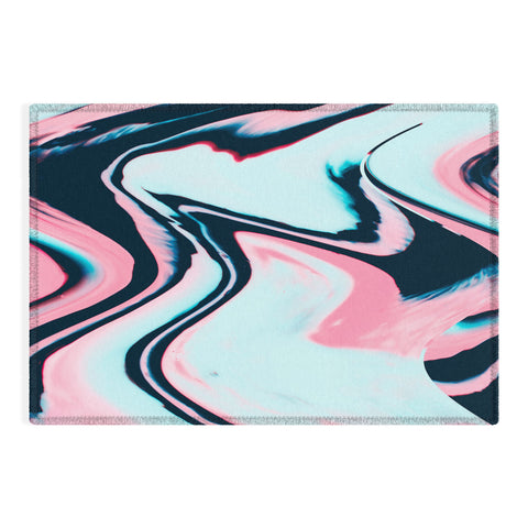Marta Barragan Camarasa Effect marble glitch Outdoor Rug