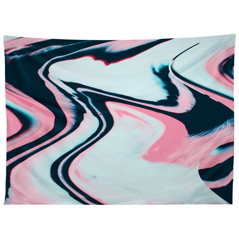 Marta Barragan Camarasa Effect marble glitch Tapestry