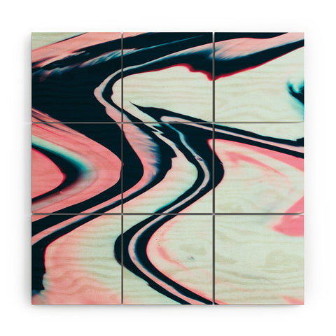 Marta Barragan Camarasa Effect marble glitch Wood Wall Mural