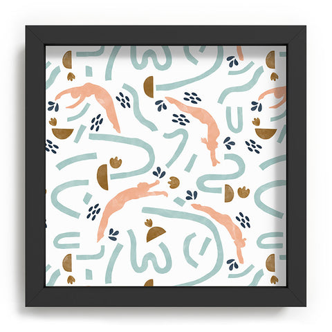 Marta Barragan Camarasa Enjoying sea and sun Recessed Framing Square