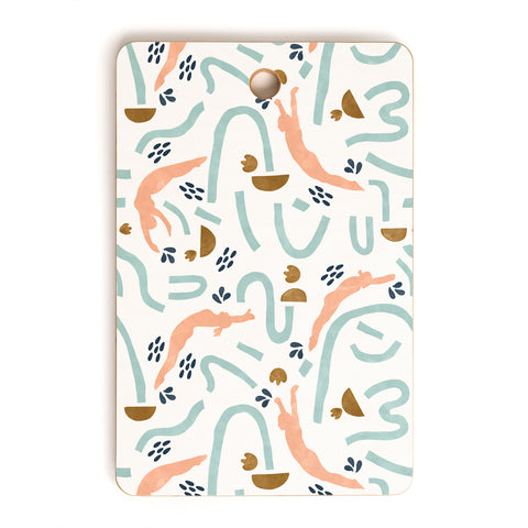 Marta Barragan Camarasa Enjoying sea and sun Cutting Board Rectangle