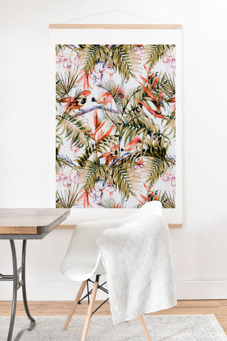 Marta Barragan Camarasa Exotic birds in the jungle paradise Art Print And Hanger