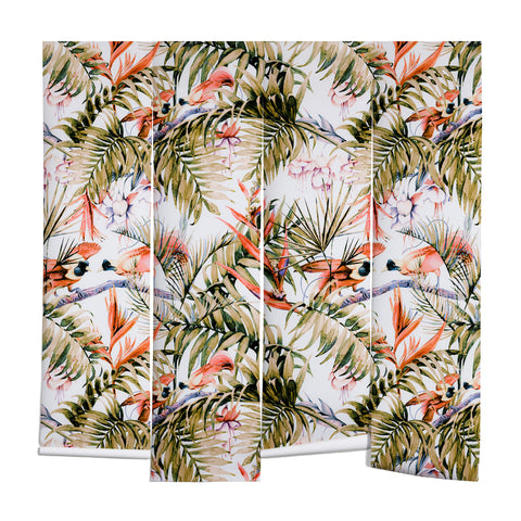 Marta Barragan Camarasa Exotic birds in the jungle paradise Wall Mural