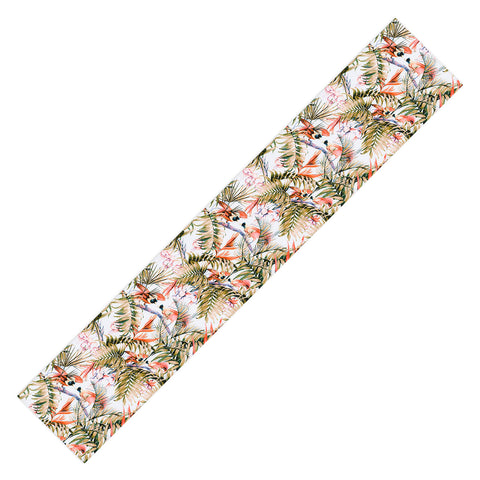 Marta Barragan Camarasa Exotic birds in the jungle paradise Table Runner