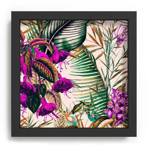 Marta Barragan Camarasa Exotic botanical foliage 018 Recessed Framing Square