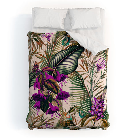 Marta Barragan Camarasa Exotic botanical foliage 018 Comforter
