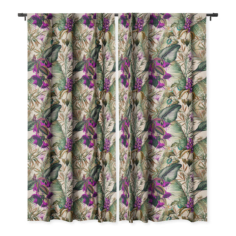 Marta Barragan Camarasa Exotic botanical foliage 018 Blackout Window Curtain