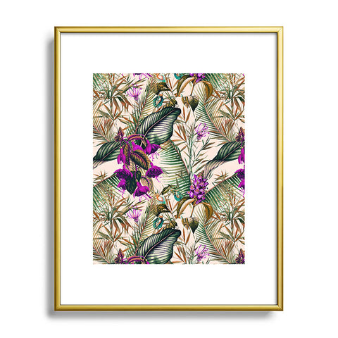 Marta Barragan Camarasa Exotic botanical foliage 018 Metal Framed Art Print