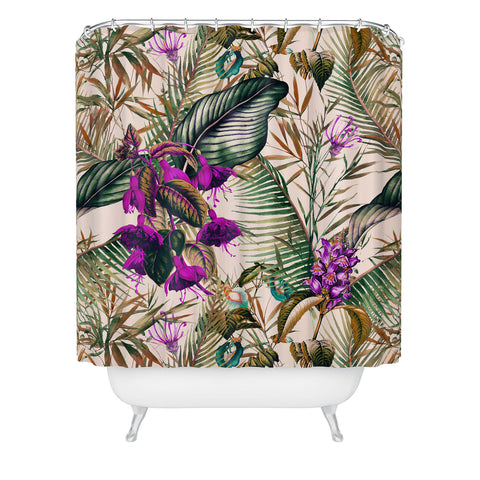 Marta Barragan Camarasa Exotic botanical foliage 018 Shower Curtain