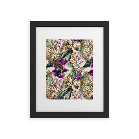 Marta Barragan Camarasa Exotic botanical foliage 018 Framed Art Print