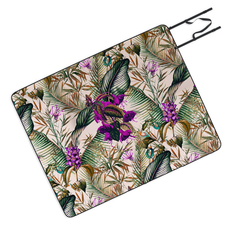 Marta Barragan Camarasa Exotic botanical foliage 018 Picnic Blanket