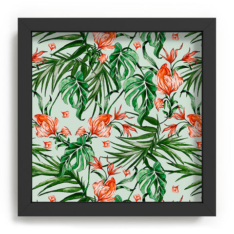 Marta Barragan Camarasa Exotic flower nature 027 Recessed Framing Square
