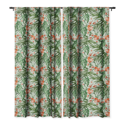 Marta Barragan Camarasa Exotic flower nature 027 Blackout Window Curtain