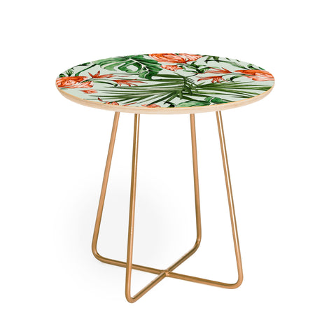 Marta Barragan Camarasa Exotic flower nature 027 Round Side Table