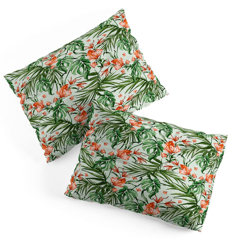 Marta Barragan Camarasa Exotic flower nature 027 Pillow Shams