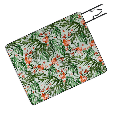 Marta Barragan Camarasa Exotic flower nature 027 Picnic Blanket