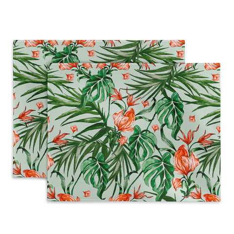 Marta Barragan Camarasa Exotic flower nature 027 Placemat