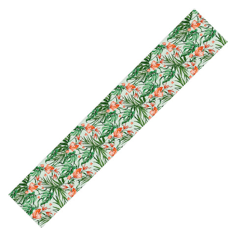 Marta Barragan Camarasa Exotic flower nature 027 Table Runner