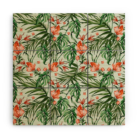 Marta Barragan Camarasa Exotic flower nature 027 Wood Wall Mural