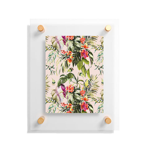 Marta Barragan Camarasa Exotic jungle bouquet Floating Acrylic Print