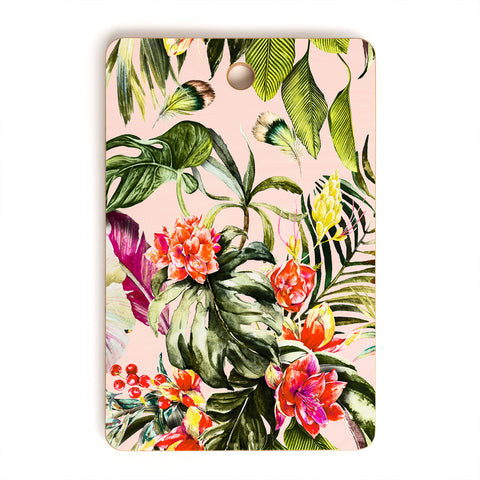 Marta Barragan Camarasa Exotic jungle bouquet Cutting Board Rectangle