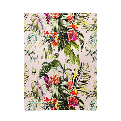 Marta Barragan Camarasa Exotic jungle bouquet Poster