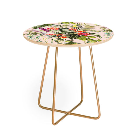 Marta Barragan Camarasa Exotic jungle bouquet Round Side Table