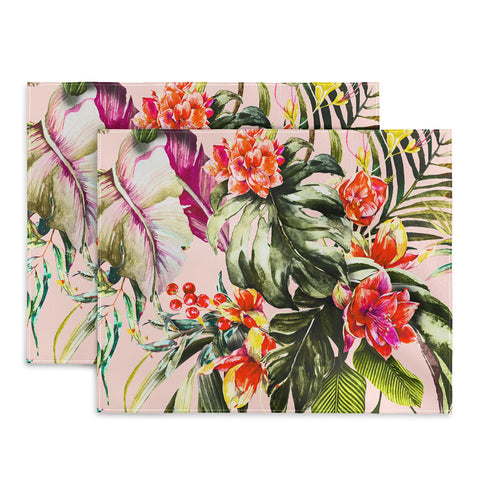 Marta Barragan Camarasa Exotic jungle bouquet Placemat