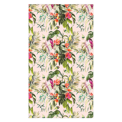 Marta Barragan Camarasa Exotic jungle bouquet Tablecloth